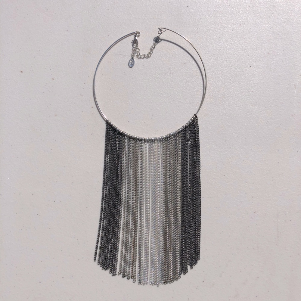 Draped chain necklace